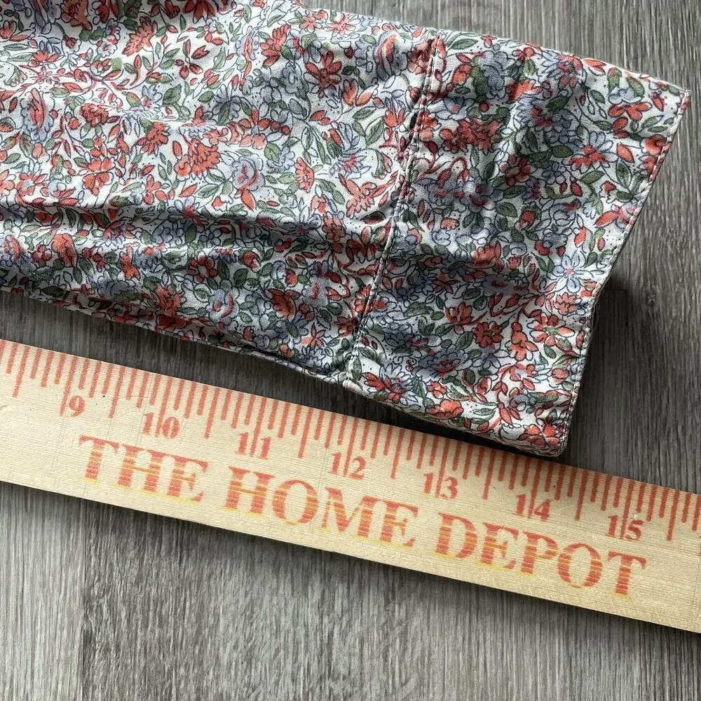 Tommy Hilfiger Women's Floral Shirt Dress Roll Tab Sleeve Boho Cottagecore S - Picture 12 of 14